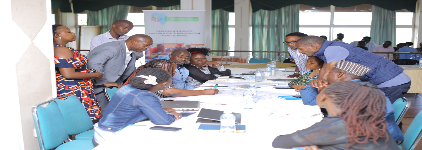 Partners reflecting on what works in the different contexts to scale PfR as a preventative strategy for VAC in Uganda, Kenya and Tanzania. Imperial Botanical Beach Entebbe Uganda 